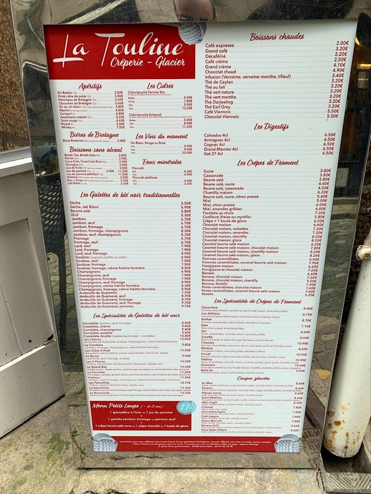 La Touline - Menu Image 1